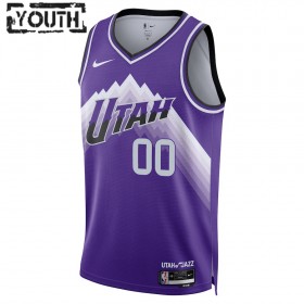 Dres Utah Jazz Prilagođeni Nike 2023-24 City Edition Ljubičasta Swingman - Dječji